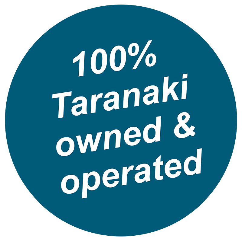 100% Taranaki Owned and Operated
